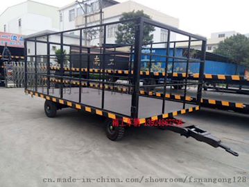 广东5吨护栏型平板车 黑色