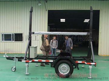 简易移动广告牌交通牌拖车 流动广告宣拖车